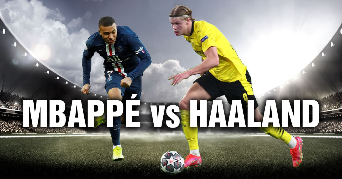 Kylian Mbappé vs Erling Haaland | Statistical comparison