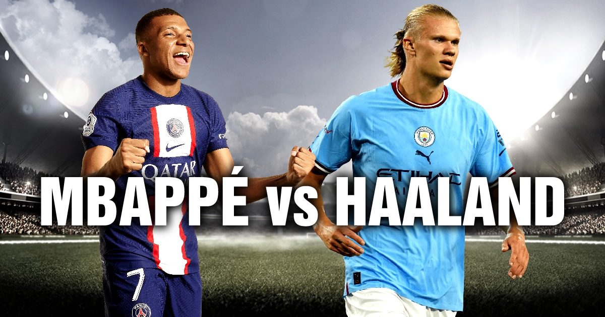 Kylian Mbappé vs Erling Haaland | Comparativa estadística